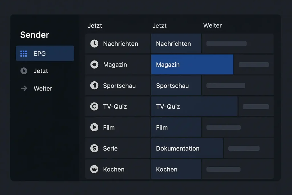 Smart IPTV Installation Anleitung – Sender & EPG